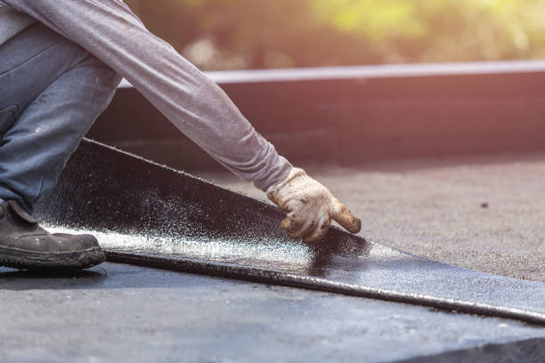 Professional Vapor Barrier Installation technician working in Bitely, MI